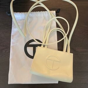 TELFAR Small Shopping Bag in Glue